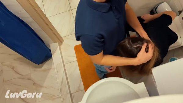 Watch this full video of : Luvgaru - Classmates Takes Turns On My Girlfriend After College Party In The Toilet