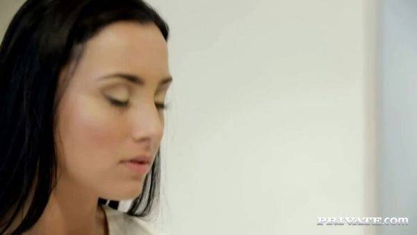 View uncut video : Sexy Brunette Ana Gets Laid at the Workplace and Enjoys Every Minute