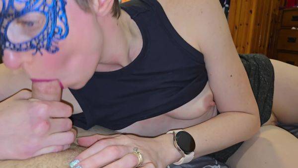 Stream this uncensored video titled : Milf Cums With Cock In Her Throat Before Finishing The Job