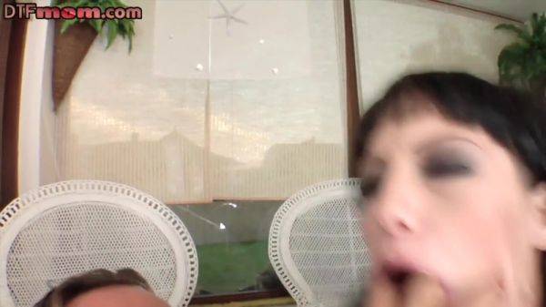 View hardcore scene : DTF amateur babes spanked and fucked in closeup orgy