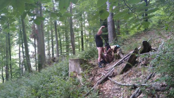 View this uncut scene named : Slut Wife In Bunny Mask Dehumanized Herself Outdoors