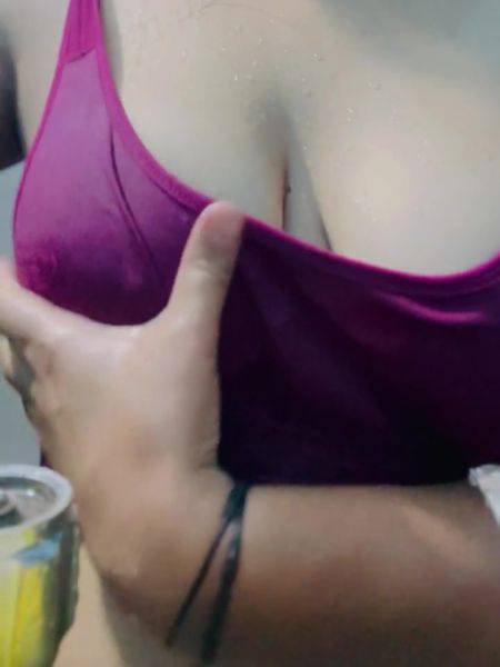 Nisha Bhabi Playing With Her Big Boobs In The Bathroom - upornia.com on pornsfind.com