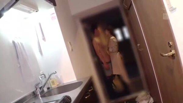 Enjoy watching the uncensored clip : 03905,A woman panting in full lewdness