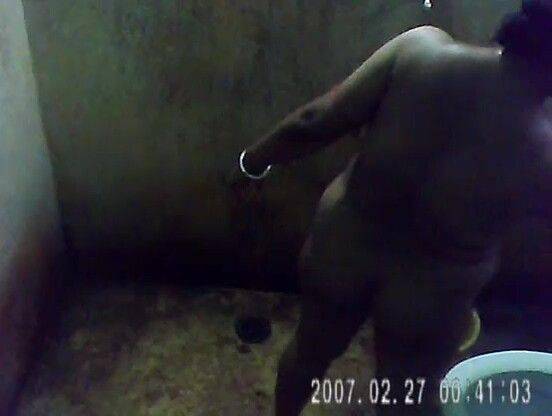 Mature Indian Bengali Bath captured in bathroom by nephew - voyeurhit.com - India on pornsfind.com