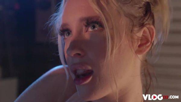 Enjoy watching this uncensored scene : Athletic Blonde Marilyn Johnson Fucked Hard After 69