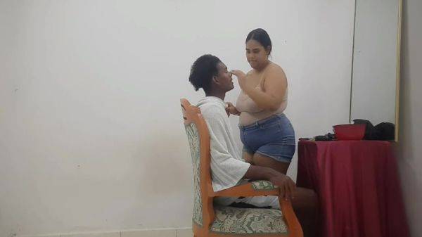 Hindi Sex In Stylist Seduces Her Client To Fuck Her And Receives All Her Cum - desi-porntube.com - India on pornsfind.com