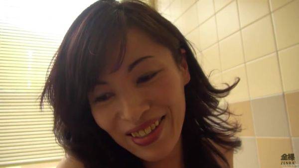 Stream complete video titled : Cheating Japanese wife afternoon tryst in spacious bathroom