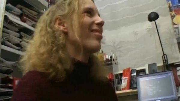 Watch this hardcore scene of : Blonde Does It During Working Hours