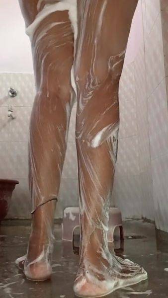 Hot Indian Wife Taking Bath - upornia.com - India on pornsfind.com