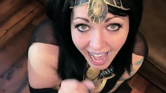 Cinnamon Anarchy - Egyptian Goddess Cleopatra Face Fucked - drtuber.com - Egypt on pornsfind.com