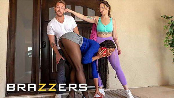 Siri Dahl Jealous over Kira Noir Eyeing Her Husband, Leads to a Steamy Threesome - BRAZZERS - porntry.com on pornsfind.com