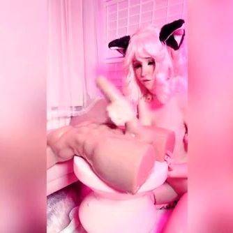 Belle Delphine - Pink Kitten Doll Riding - drtuber.com on pornsfind.com