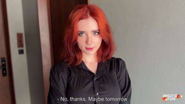 A Gorgeous Redhead Rejected Yet Invited for Intimate Moments - veryfreeporn.com on pornsfind.com