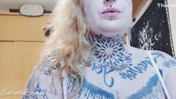 Tattooed Girl Smokes A Cigarette - hotmovs.com on pornsfind.com