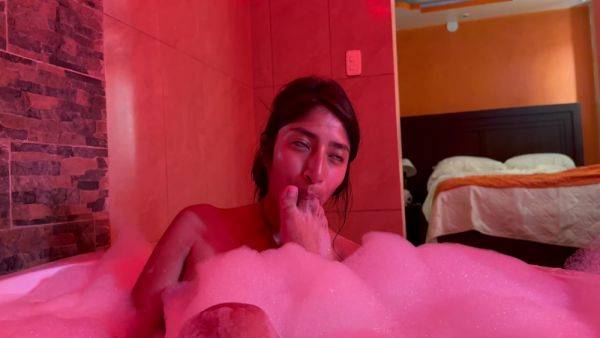 Erotic Dance In The Bathtub With Latina With Big Buttocks - upornia.com on pornsfind.com