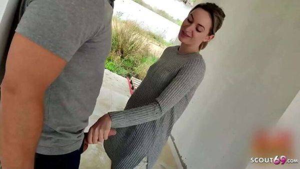 Adorable German Teen Caught Worker Jerking Off in Public Threesome - xxxfiles.com - Germany on pornsfind.com