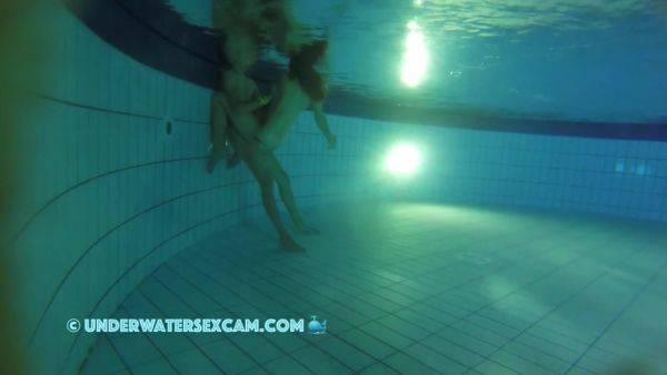 First Time Teen 18+ Couple Underwater Sex Part 2 - hclips.com on pornsfind.com