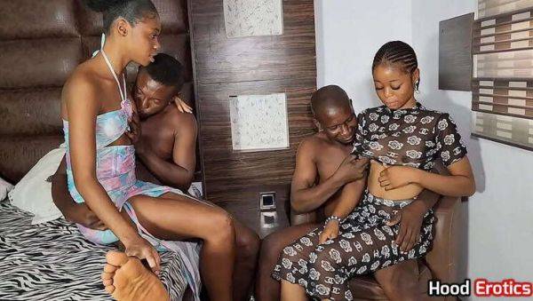 Charming African Teens Savoring Big Black Cocks at Home - veryfreeporn.com on pornsfind.com