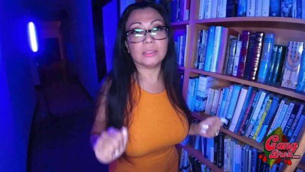 Asian Librarian's Creampie Craving - porntry.com on pornsfind.com