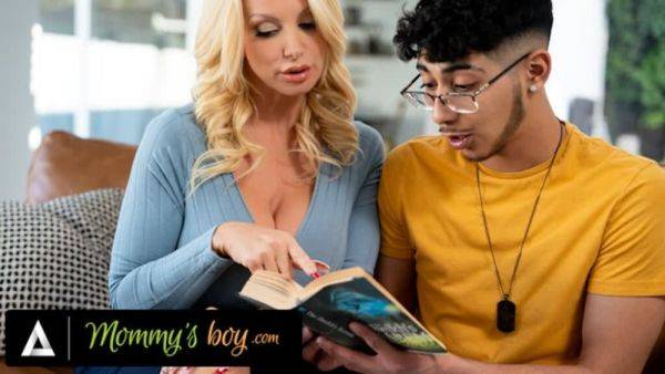 MOMMY'S BOY - Stepson Realizes MILF Brittany Andrews Used Him As Inspiration For Erotic Novella - txxx.com on pornsfind.com