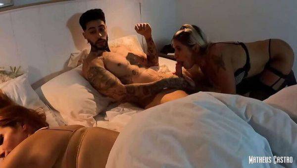 Wedding Night Blowjob: Lucy Deville and Matheus Castro - xxxfiles.com on pornsfind.com