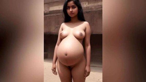 Young Pregnant Asian and Indian Lesbian MILFs with Big Tits and Sexy Curves - veryfreeporn.com - India on pornsfind.com