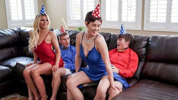 Two Step-Moms Plan an Unforgettable Birthday Surprise for Their Step-Sons: A Swapmilf Special - veryfreeporn.com on pornsfind.com