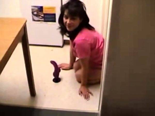 Girl Tries Anal With A Dildo - drtuber.com on pornsfind.com