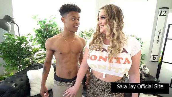 Bisexual Stars Sara Jay & Hot Ass Hollywood Take on the Sexy Neighbor Lil D! - xxxfiles.com on pornsfind.com