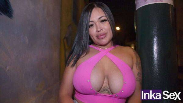 Busty Peruvian Milagros Raiza Caught at Night by Shy Brunette - porntry.com - Peru on pornsfind.com