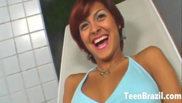 Sexy All Natural Brazilian Teen 18+ In Hardcore Threesome - hclips.com - Brazil on pornsfind.com