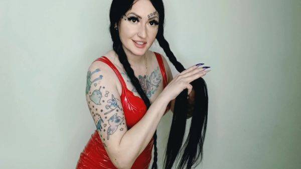 Stream the hardcore movie titled : I Know That You Love To Jerk Off To Gorgeous Brunettes. Long Hair Fetish. Dominatrix Nika Combs Her Long Hair Plays With It