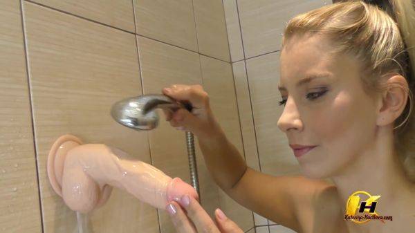 Play this uncensored video named : Busty Star Blowjob And Cum In Mouth With My New Dildo 5 Min With Katerina Hartlova