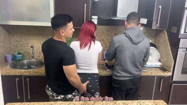 Cheating Wife Gets Groped While Husband Cooks: NTR Cuckold Experience with Yostin Quiles & Palomino Vergara - veryfreeporn.com on pornsfind.com