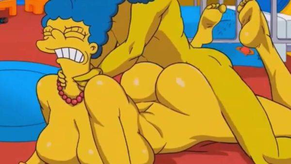 Marge Simpson assfucked in GYM locker room - Porn Cartoon - anysex.com on pornsfind.com