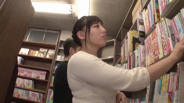 Japanese Babe having sex in bookstore - hotmovs.com - Japan on pornsfind.com