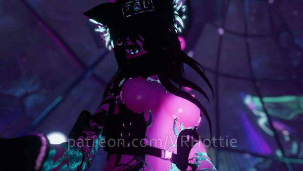 Amateur VRChat Sex: POV Striptease & Public Grind in Cyberpunk Club - veryfreeporn.com on pornsfind.com