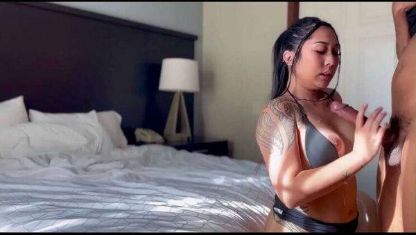 Asian Maid Delivers Top-Notch Room Service: Blowjob & Fuck with a Big Cock - porntry.com on pornsfind.com