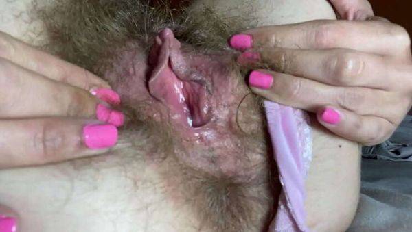 Amateur Blonde with Hairy Pussy and Big Clit Experiences Intense Orgasm - veryfreeporn.com on pornsfind.com