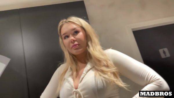 An English Manager Gets Fucked In The Toilets And Elevator During Her Work!!! - hclips.com - Britain on pornsfind.com