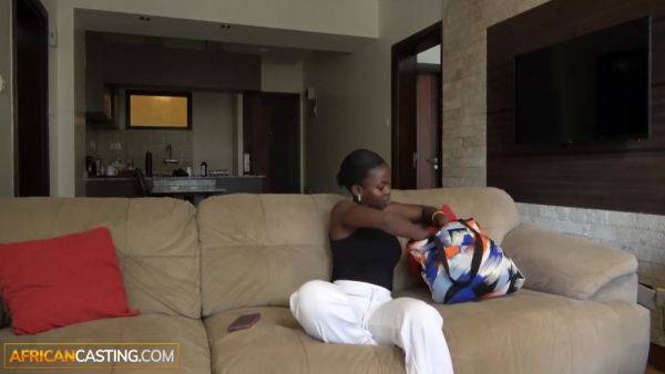 Enjoy watching full video : African Bald Model Fucks White Big Cock Agent At The