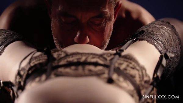 Play the full scene : Anna De Ville - Please Fuck My Ass Slower And Renato Porn For