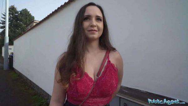 Public Agent: He Generously Pays for a Peek at Her Impressive Natural Bosoms - xxxfiles.com on pornsfind.com