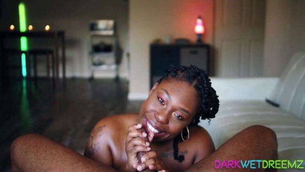 Ebony BBW Bombshell Gives Explicit Blowjob & Cum-Filled Facial - porntry.com on pornsfind.com