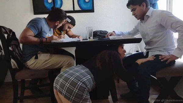 Pupils Exploit Teacher's Arousal for Intense Gangbang (1/2) - xxxfiles.com - Mexico on pornsfind.com