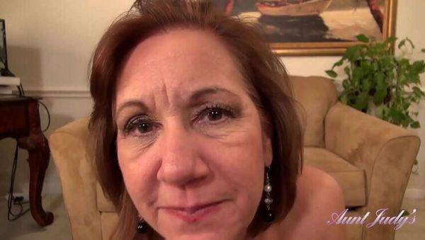 Step-Aunt Marie, 60 & Sexy, Sucks Your Cock & Masturbates in Nylons - porntry.com on pornsfind.com