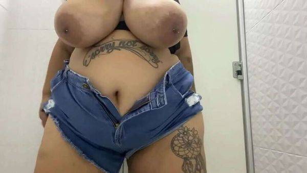 Mary Jhuana: BBW Pornstar Gets Naughty in Public, Plugs Her Ass at the Mall - porntry.com - Brazil on pornsfind.com