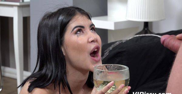 Stream the HD movie titled : Brunette beauty drinks pee and fucks in the ultimate sex fetishes