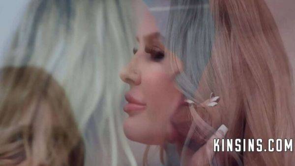 Play the uncut clip titled : Step Mom Teaches Step Son and Step Daughter in Homeschool Threesome