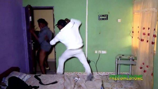 Play this hardcore clip : Husband Catches Wife Fucking Security Guard - Hot Black Amateur Sex